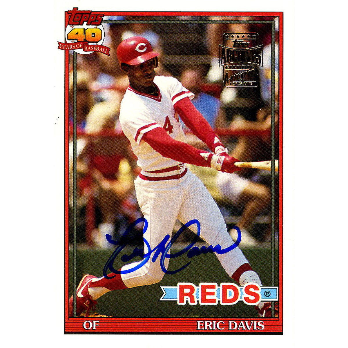 Eric Davis Baseball Rookie Cards