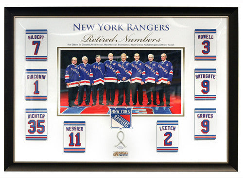 new york rangers retired jerseys