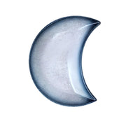 Miomu Plato de Cerámica para Snacks, Diseño Media Luna