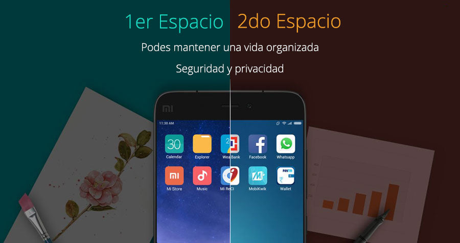 Dual apps y Second Space Xiaomi MIUI8