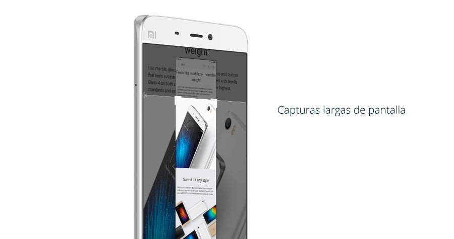 Capturas largas de pantalla MIUI 8 Xiaomi Barulu.com Costa Rica