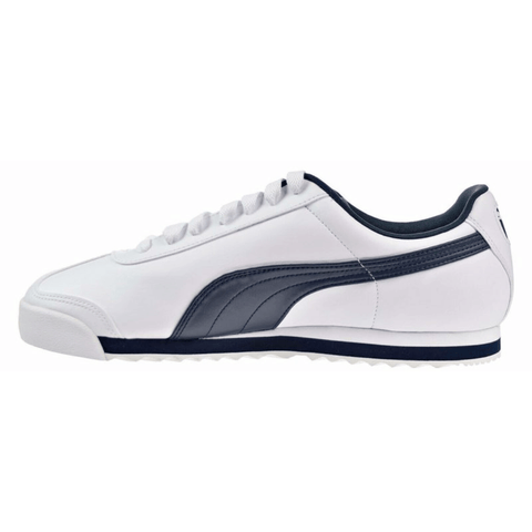 interno líder Frugal ▷ Puma Tenis Roma Blanco/Azul, para Hombre 【Unimart.com】