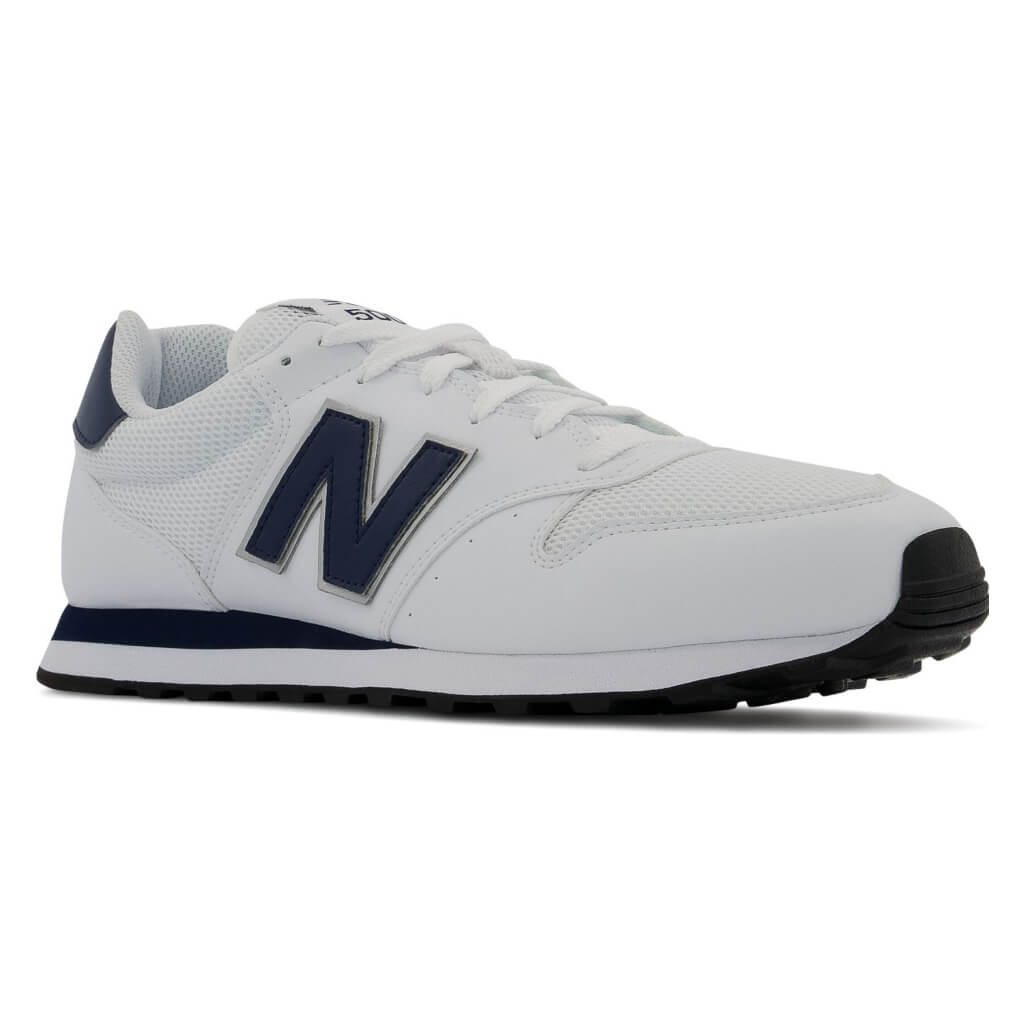 ▷ New Balance 500 Blanco/Navy, para Hombre 【Unimart.com】