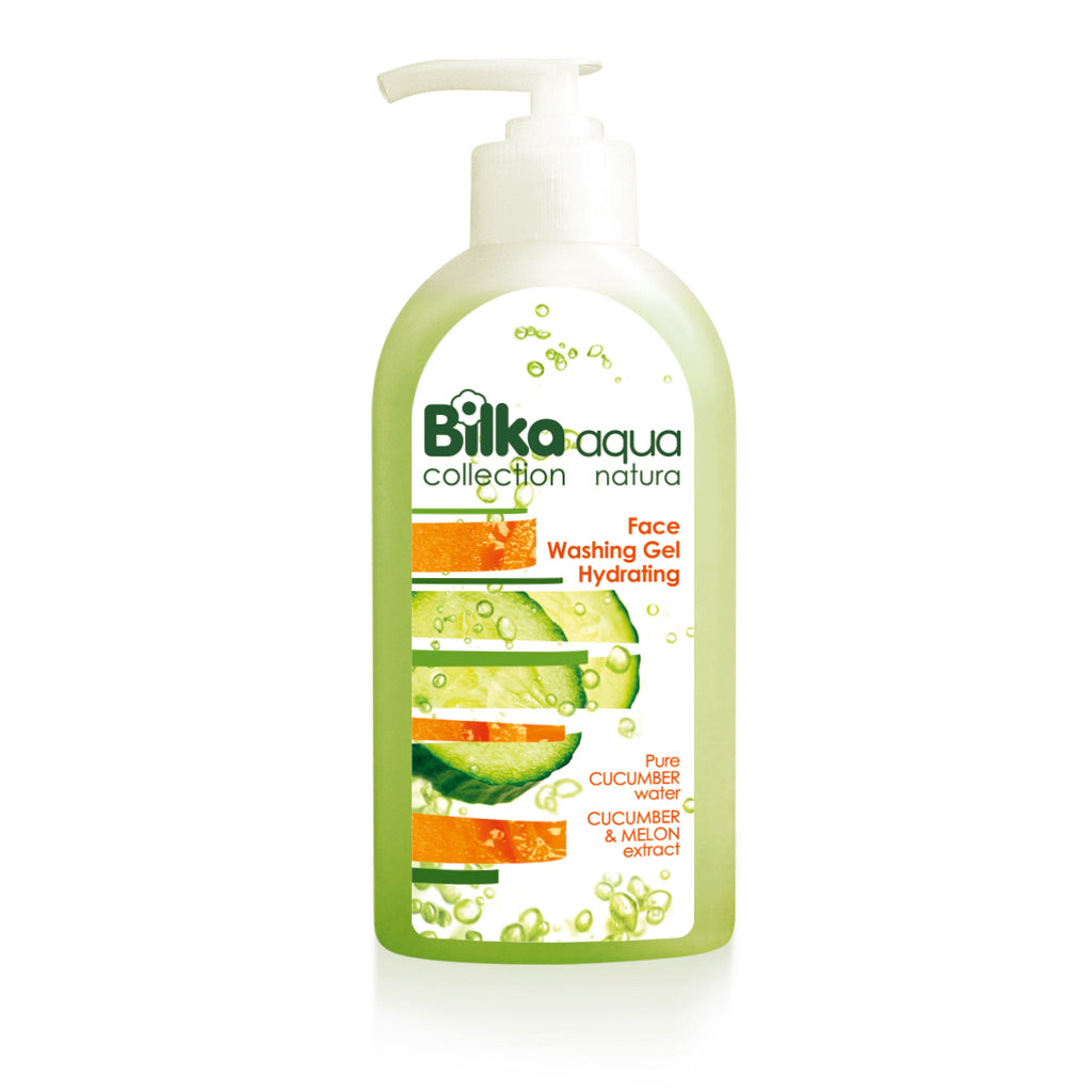 ▷ Bilka Aqua Natura Jabón Facial en Gel con Pepino y Melón, 200 ml  【】