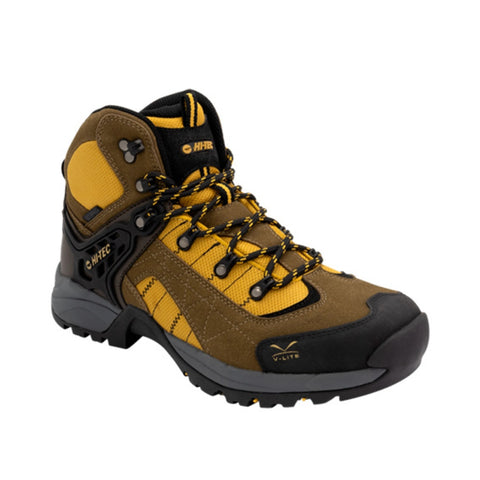 Medicina Forense Seguir Organizar ▷ Hi-Tec Zapatos para Hiking V-Lite Fasthike XF Café/Amarillo, para Homb  【Unimart.com】
