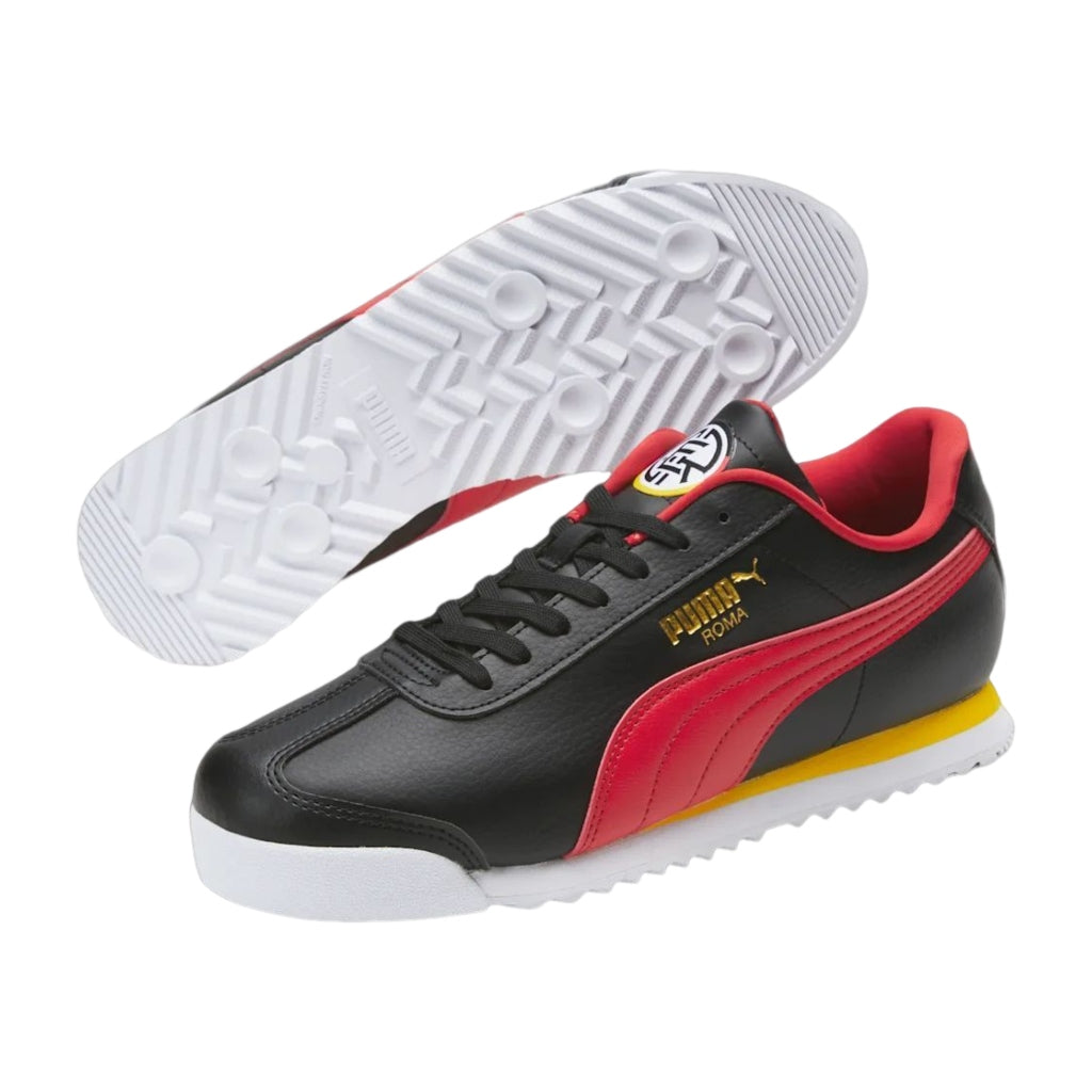 ▷ Puma Tenis Roma Country Pack Negro/Rojo, Hombre 【Unimart.com】