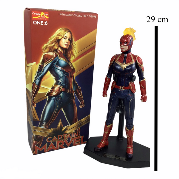 ▷ Tinkel Figura de Capitana Marvel de Avengers (MUN365) 【】