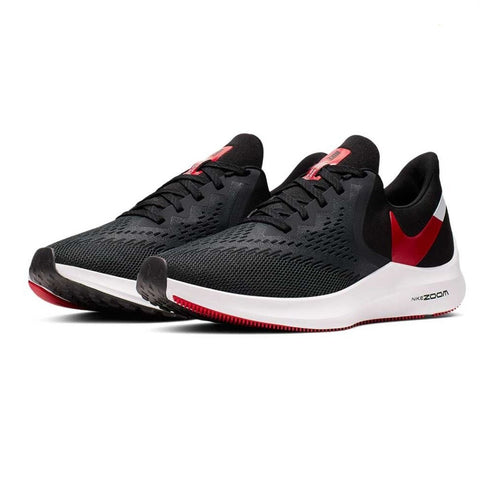 Nike Tenis Zoom Winflo 6 Negro/Rojo, para Hombre– Unimart.com