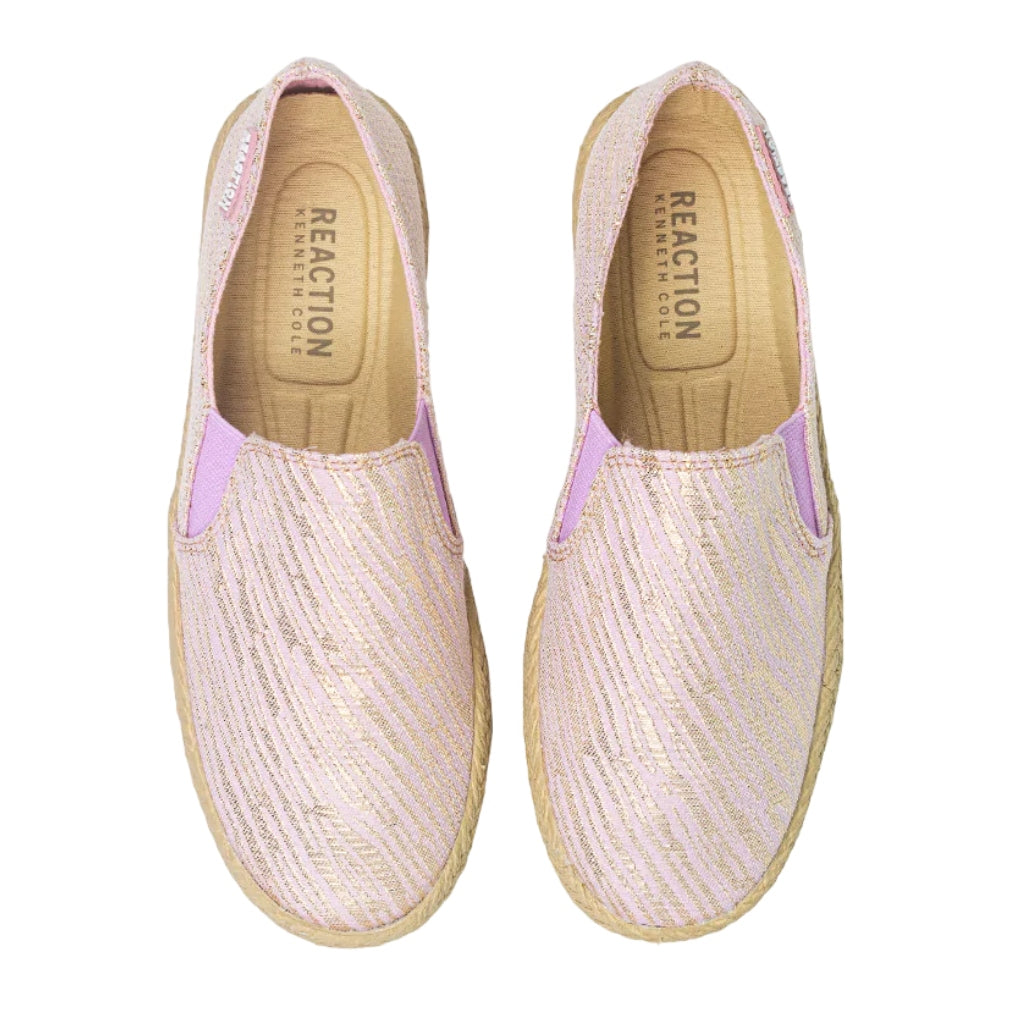 Cole Zapatos Casuales Flat Rosa/Dorado, para Mujer