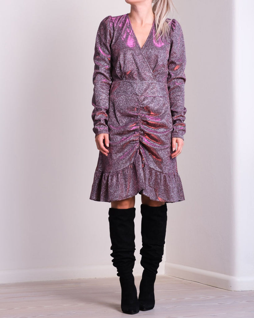 Noir 154680 Alexis lurex dress Lilac -7 Engbork