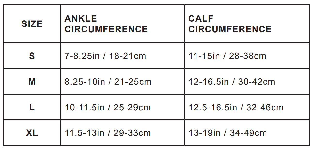 men sandal size chart