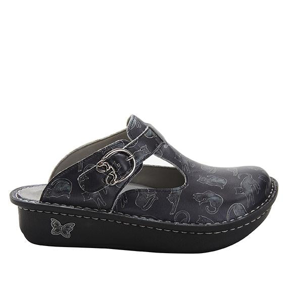 alegria black clogs