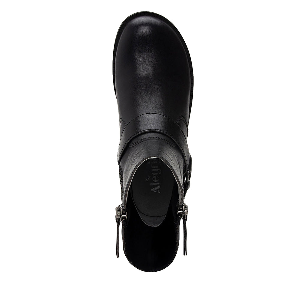 Charlette Crazyhorse Black Boot – Alegria Shoes
