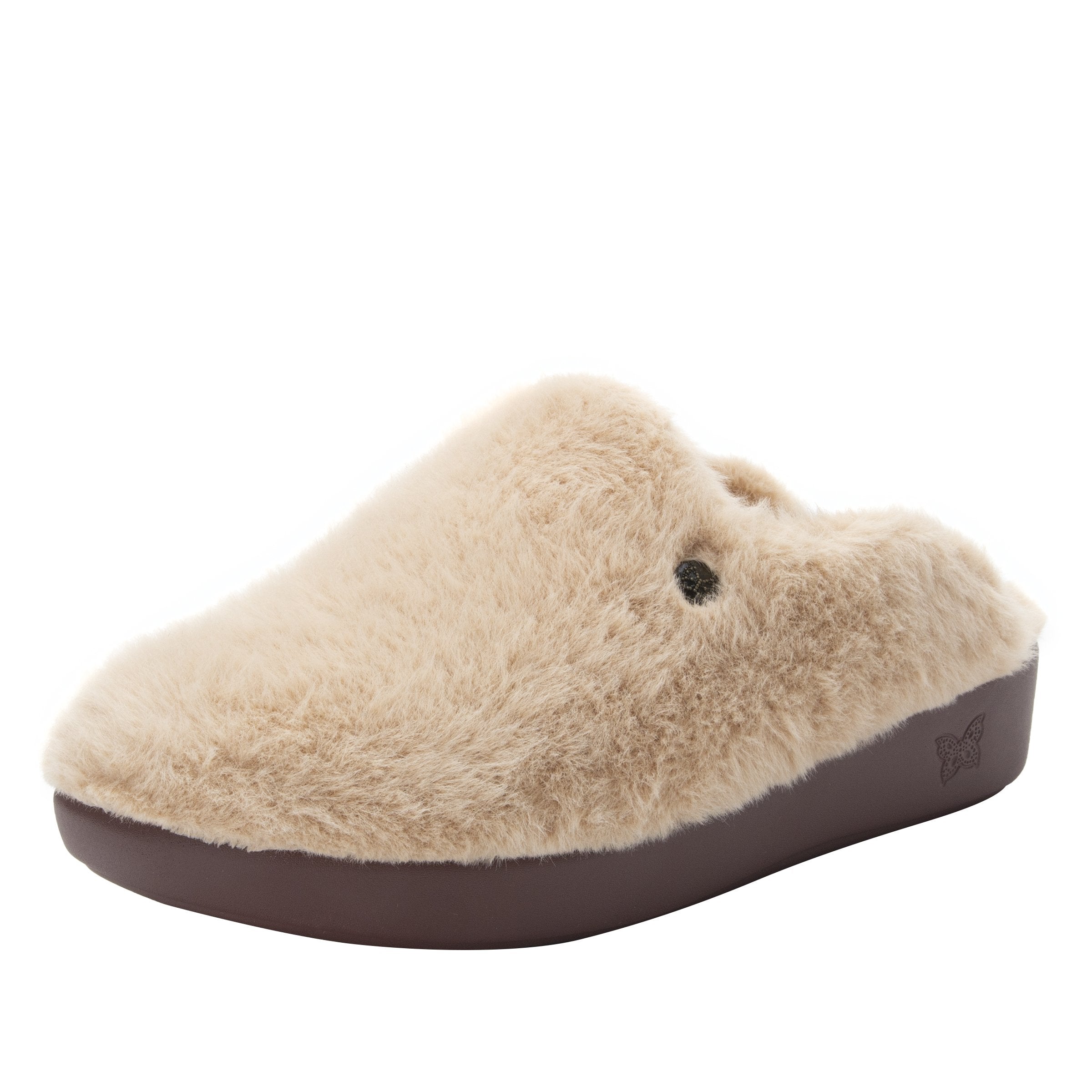 vegan shearling slippers