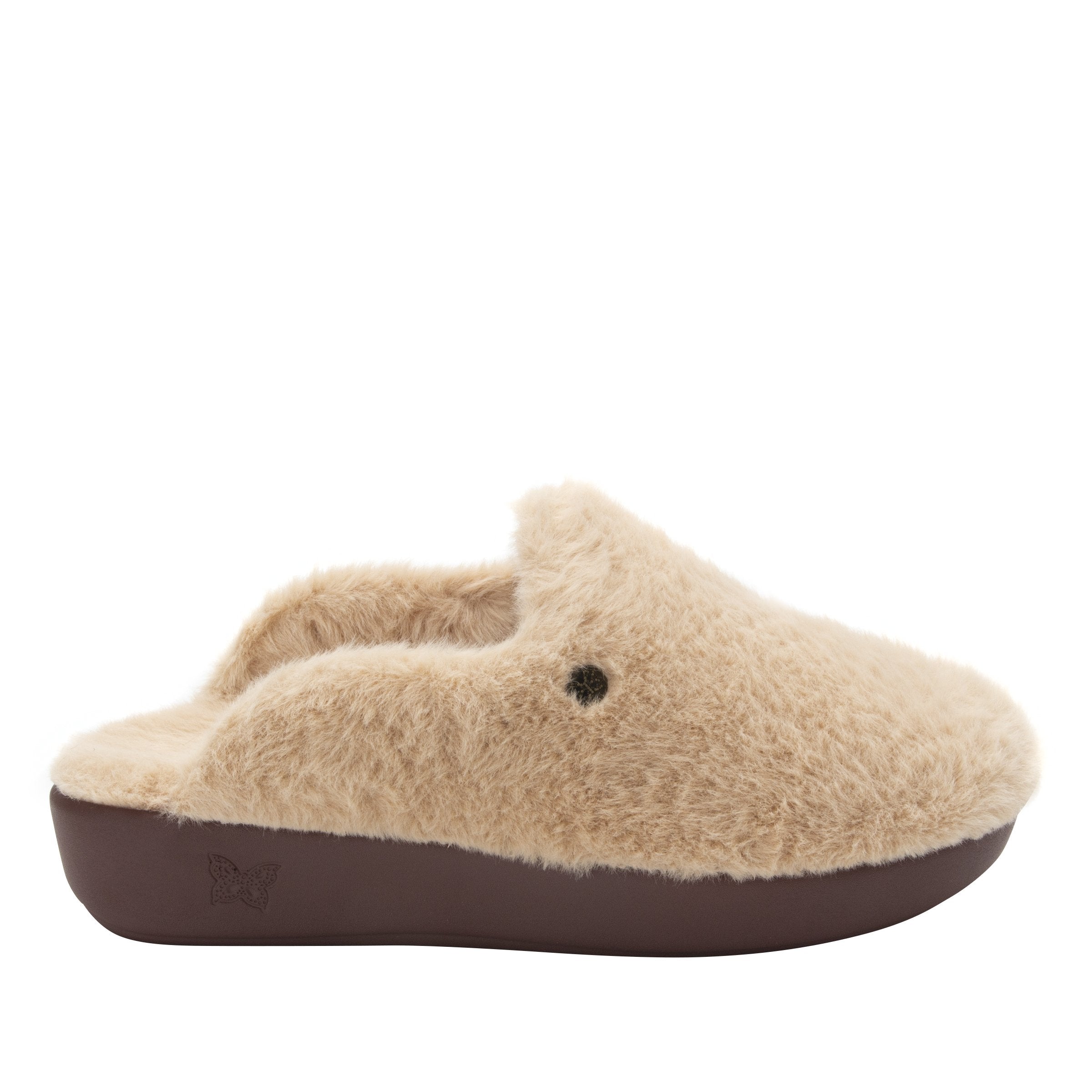 vegan shearling slippers