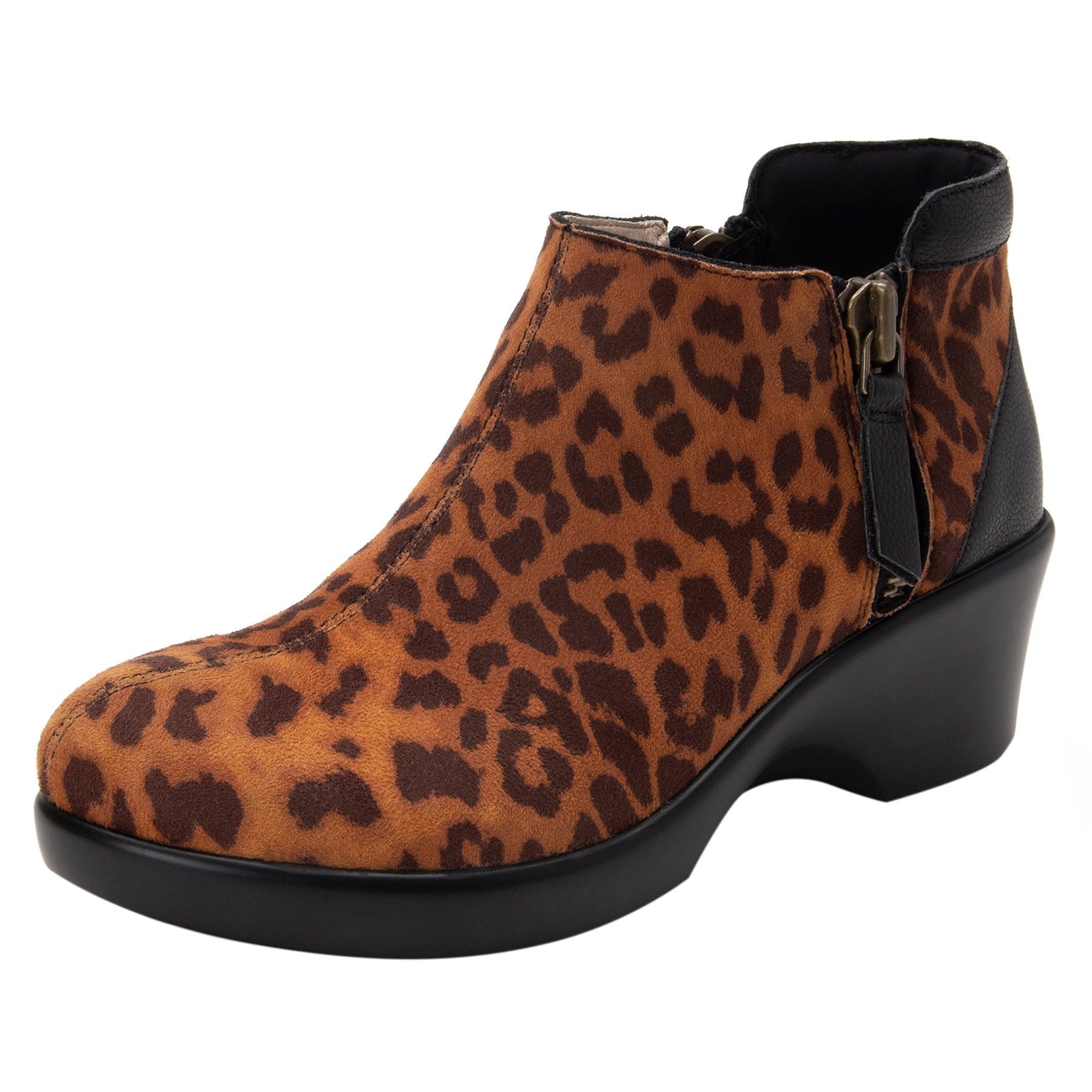 Sloan Leopard Boot – Alegria Shoes