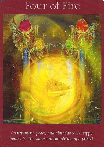 Four of Fire Angel Tarot, Dani Tworek, Radleigh Valentine, Chakratopia, Energy Healing, Remote Healing