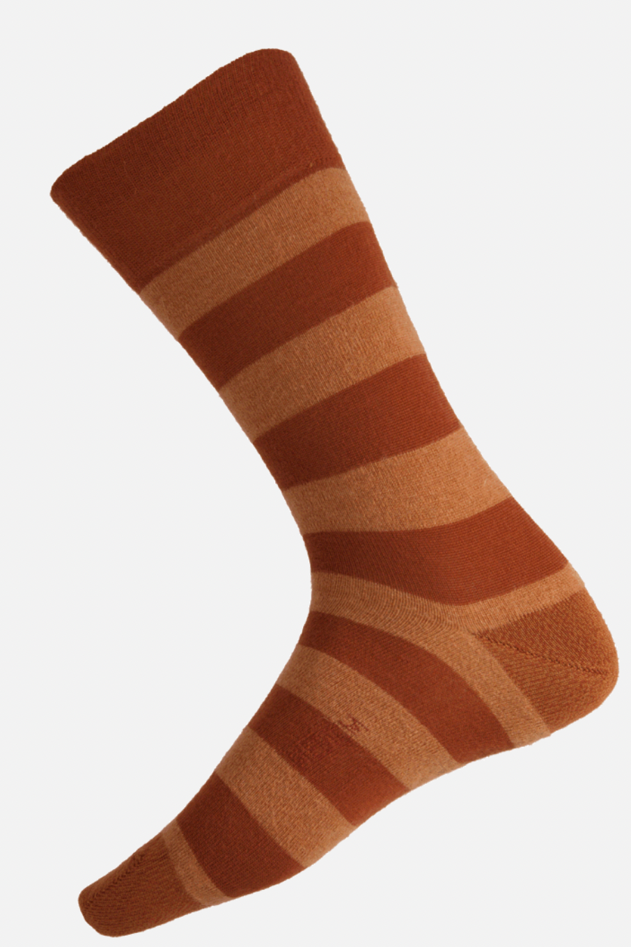 Alpaca/Merino Stripe Sock - Denim