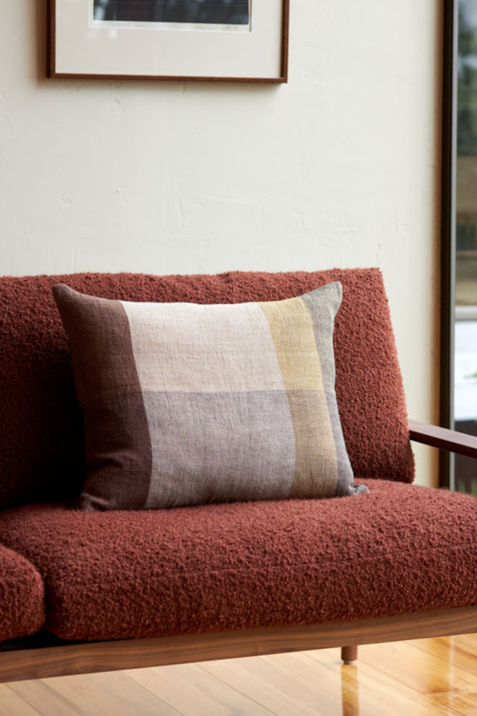 Morandi Linen Cushion - Sultana/Multi