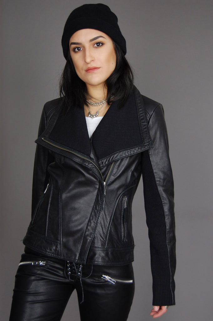 michael kors leather jacket sale