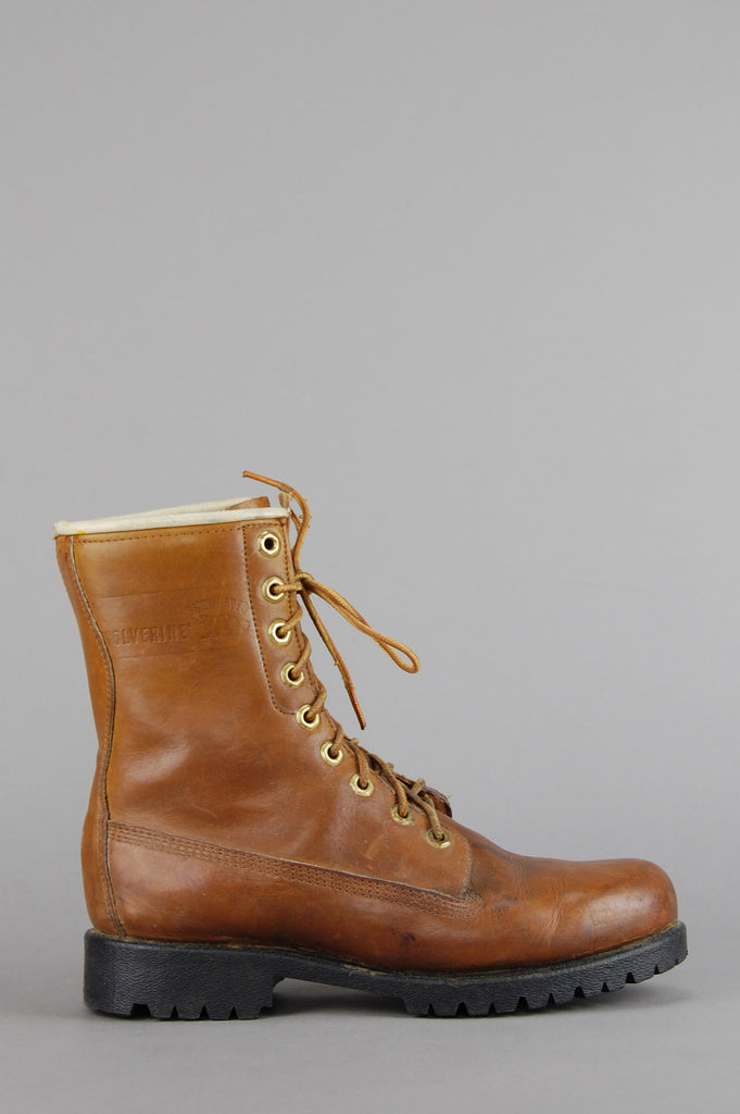 insulated leather boots