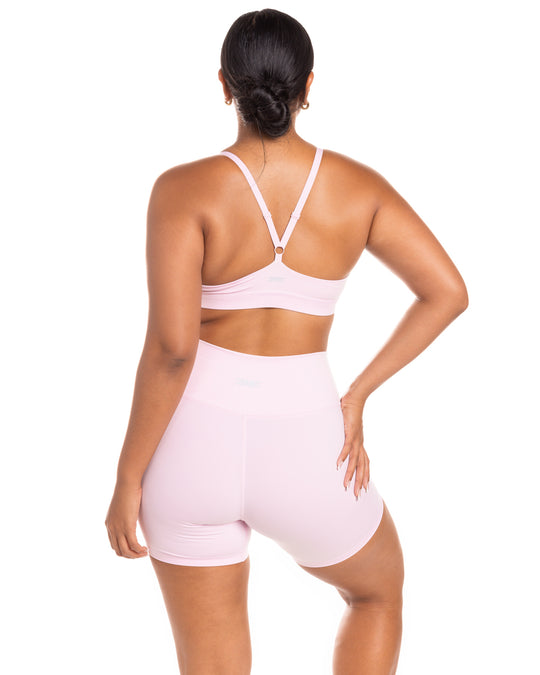 Elenor Sports Bra in Hyper Pink – Rebel Athletic