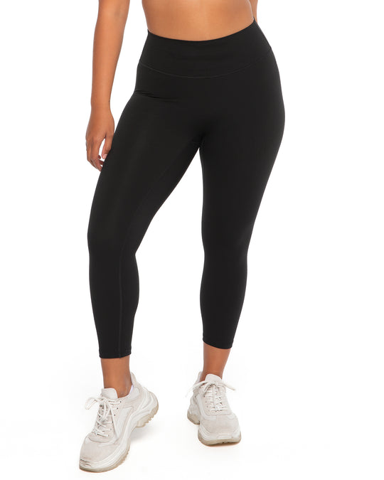 Blackout All Black Crossover Leggings With Pockets – Lulu's Luxuries