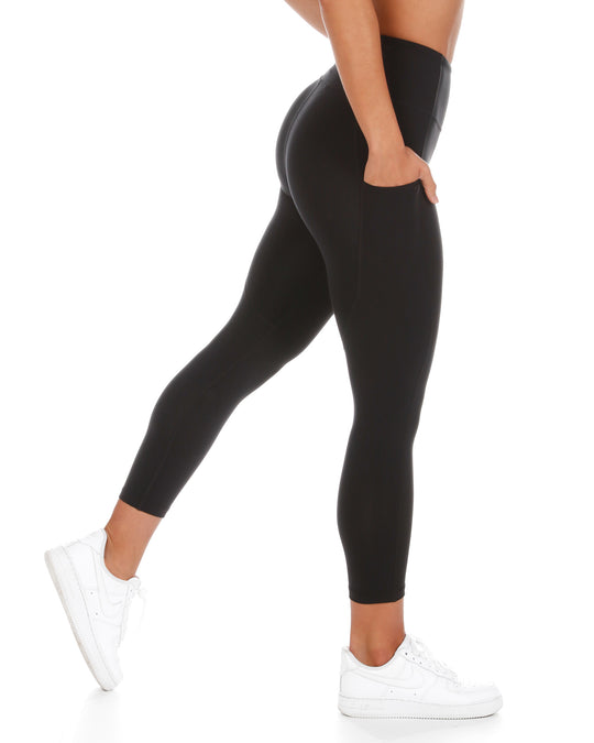 Dallas Low Altitude Leggings (Inverted Black & White) - RadarContact