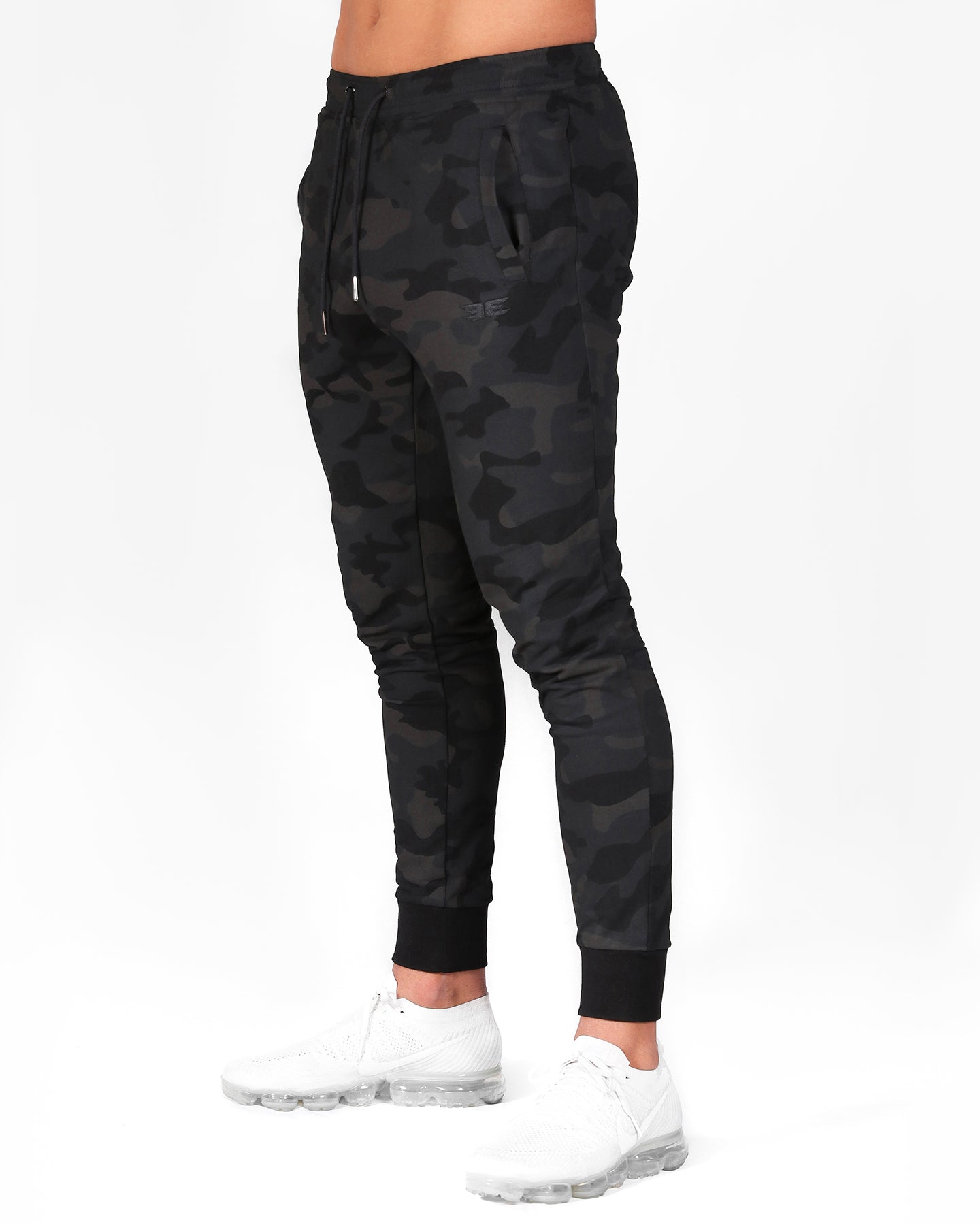 dark camo joggers