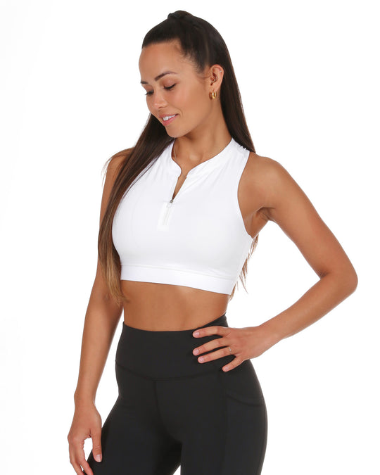 EE Square Neck Bra - White