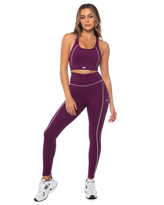 7/8 Aura Scrunch Leggings - Lilac – Elite Eleven