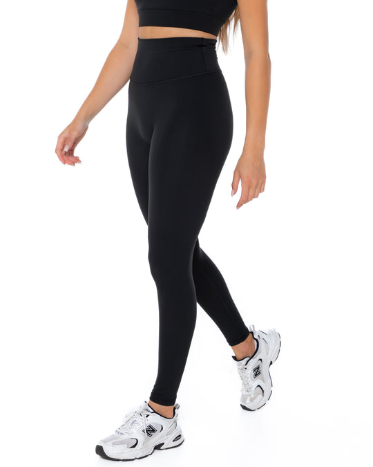 Split Flare Leggings - Black – Elite Eleven