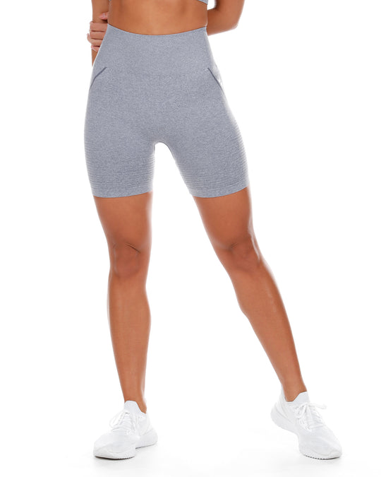 Power Seamless Shorts - Charcoal