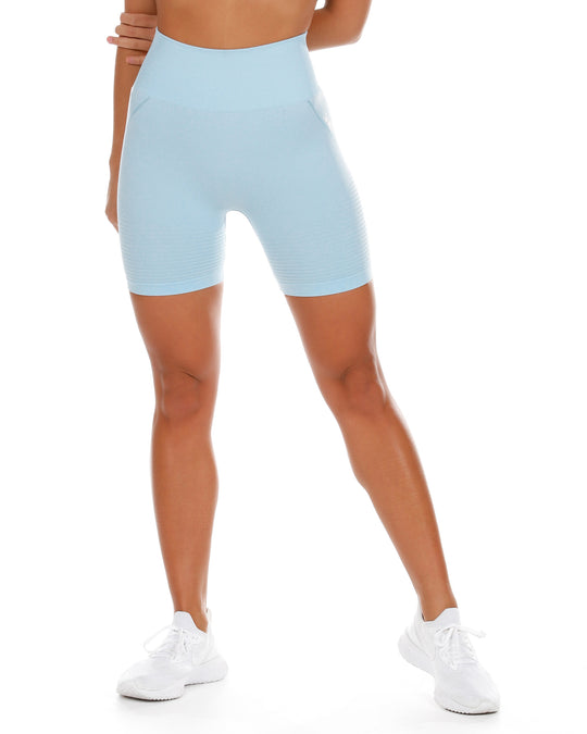 Elite Seamless Shorts - Tropical Blue – Elite Eleven