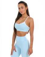 Elite Eleven - Elite Eleven blue sports bra/top on Designer Wardrobe