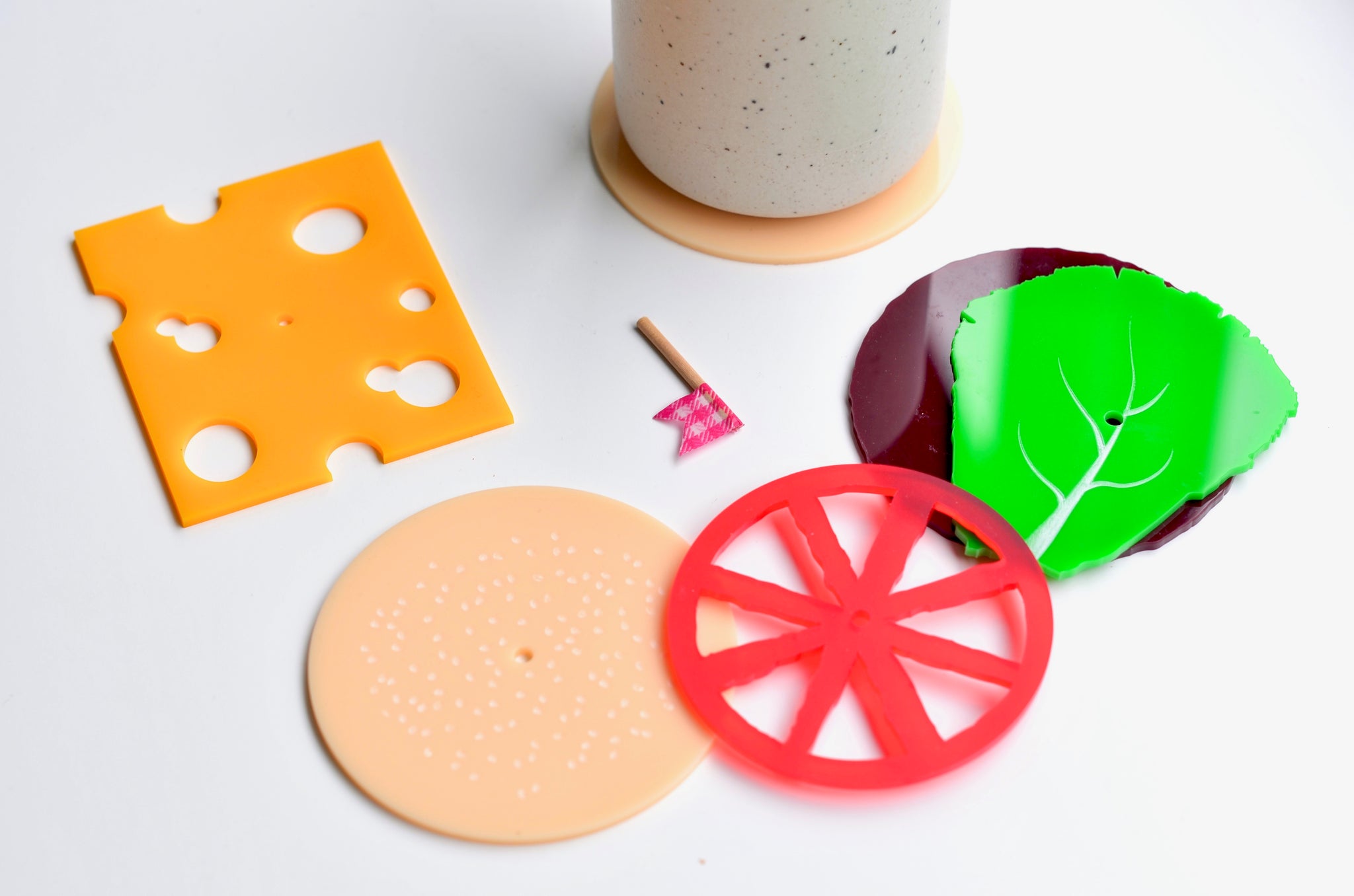 Burger Coasters | Homeware Singapore - Eat \u0026 Sip