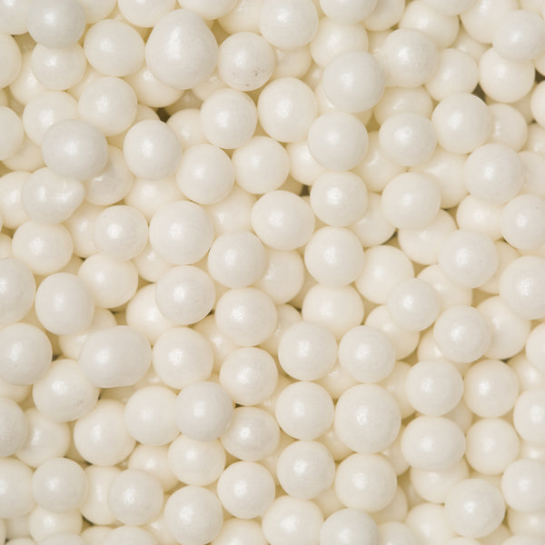 10mm White Sugar Pearls