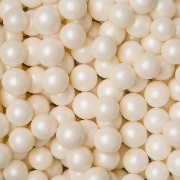 12mm White Sugar Pearls – Wholesale Sugar Flowers