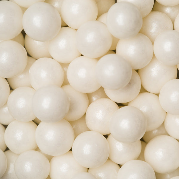 10mm White Sugar Pearls