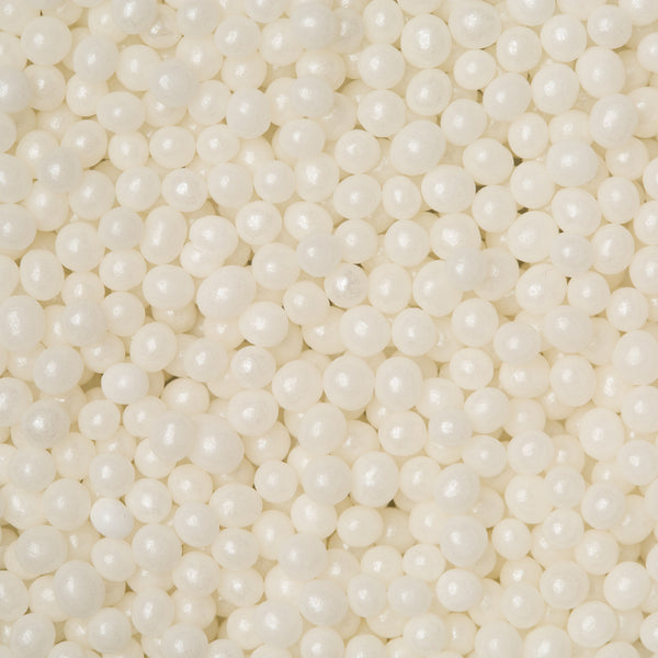 6mm White Sugar Pearls – Wholesale Sugar Flowers