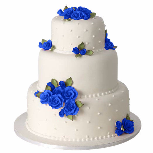 Classic Rose Royal Blue Cake Kit Wholesale Sugar Flowers