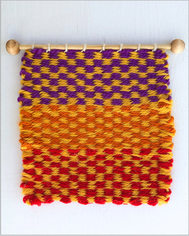 How to weave a checkerboard