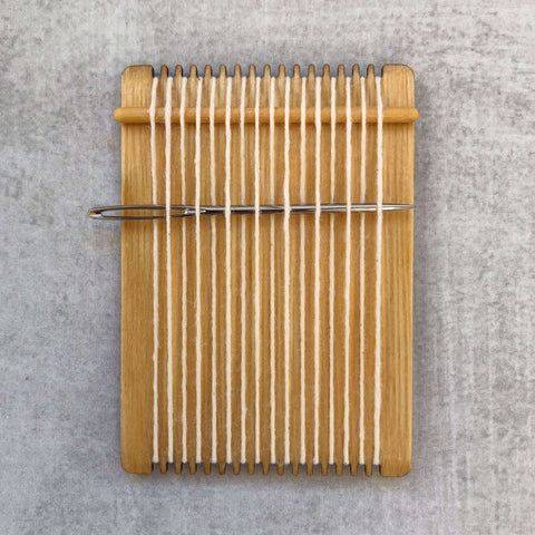 tiny wooden  loom