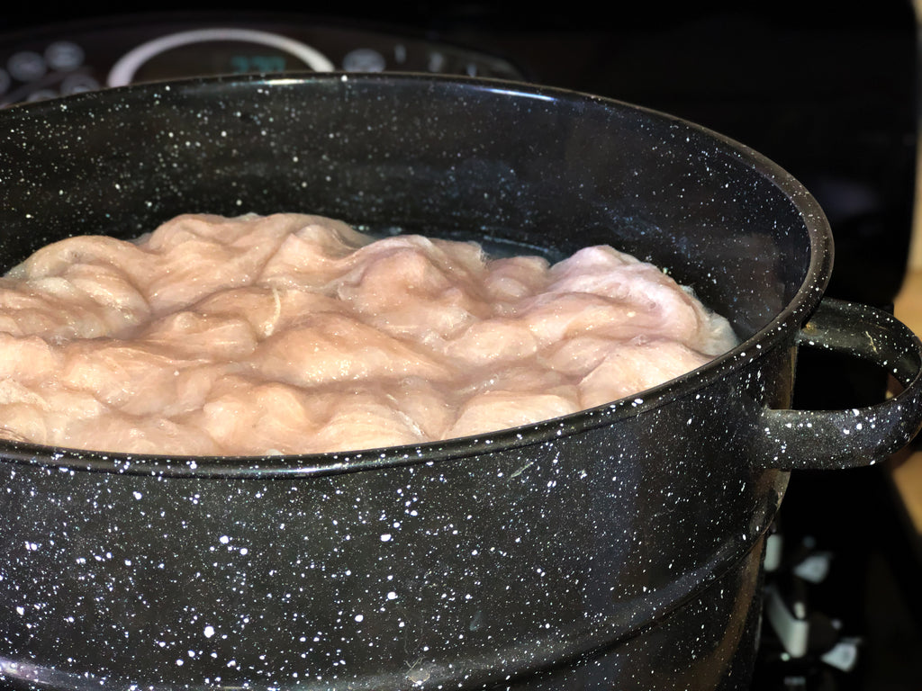 Simmering the dyepot