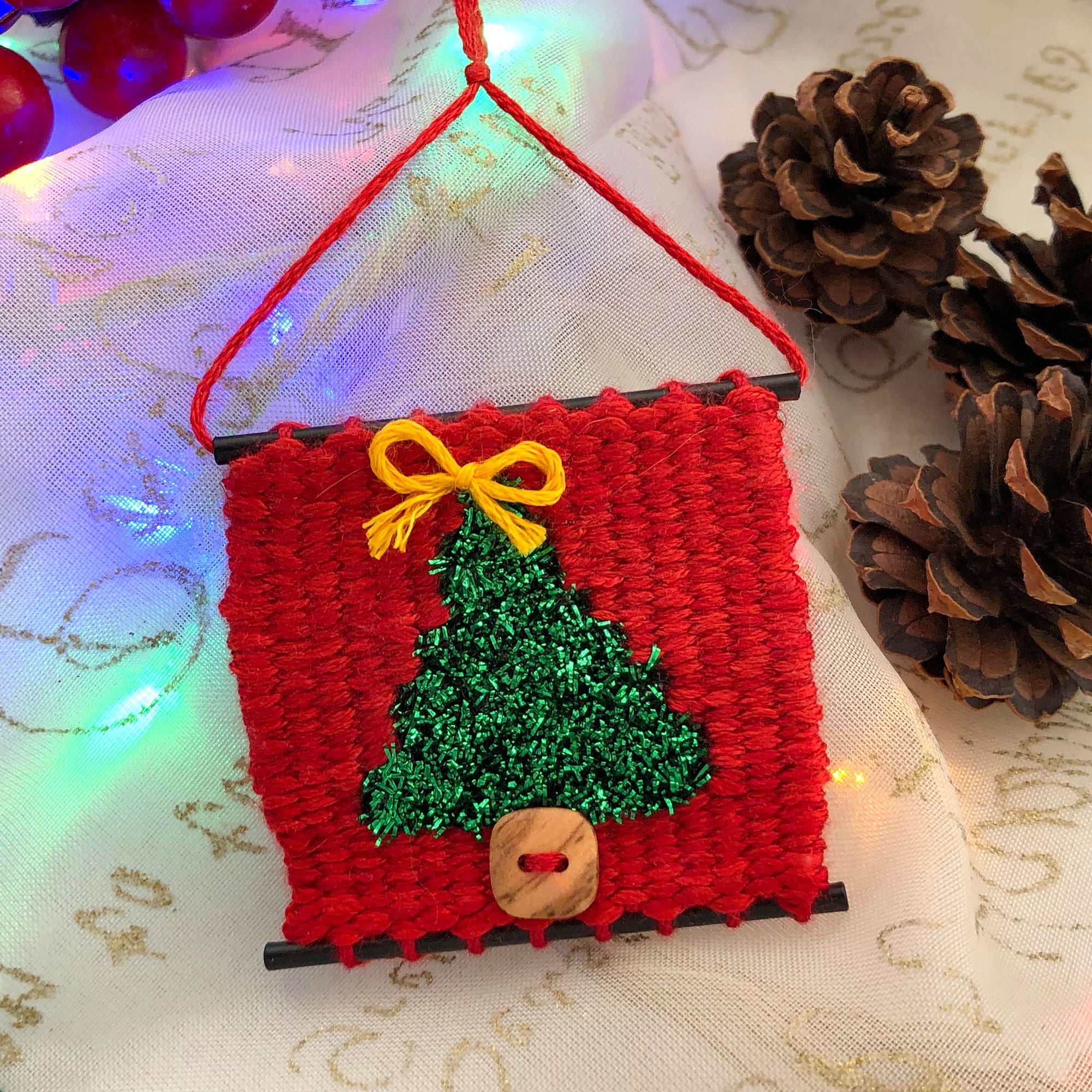 Tiny Loom  Kit- Christmas Tree Kit