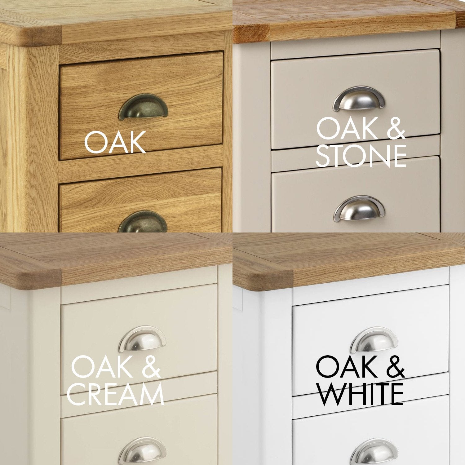 oak and painted furniture