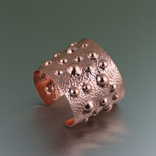 Moonscape Copper Cuff- Left Side