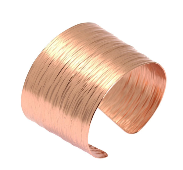 Buy Chased Copper Bark Cuff Bracelet