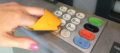 Touch-Free ATM Keypad Rubber Silicone Sanitary Keychain