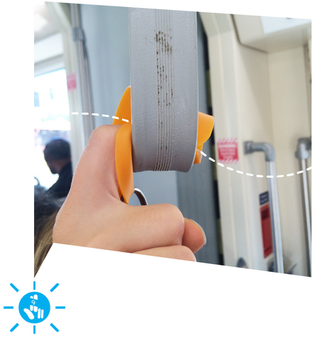 Subway Strap Touch-Free Device